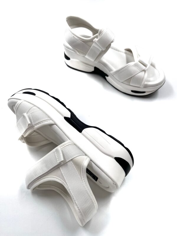 Sport Sandals με Υπερυψωμένη Σόλα WHITE