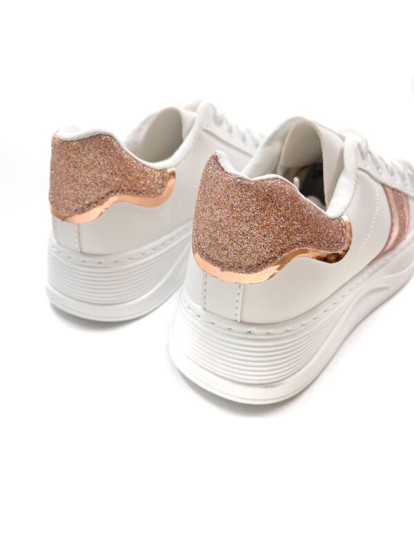 Sneakers με Glitter CHAMPAGNE