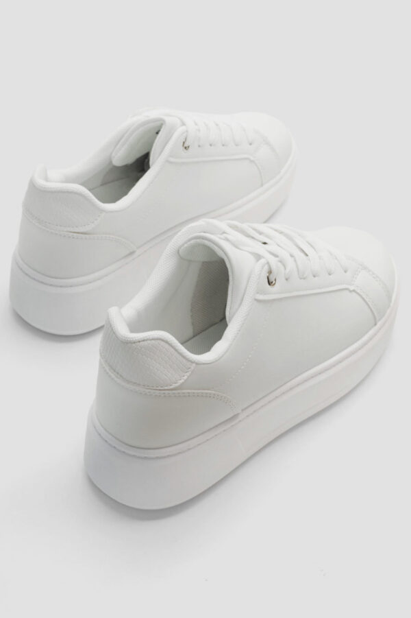 Sneakers Δίσολα Basic WHITE