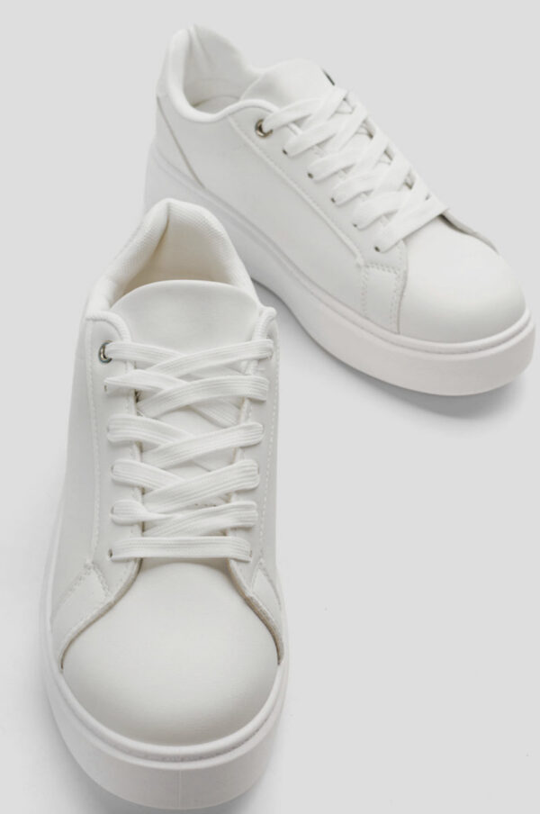 Sneakers Δίσολα Basic WHITE